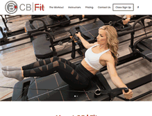 Tablet Screenshot of cbfit.com